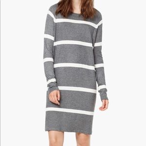 Mango - Grey and white dress